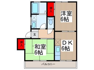 ボン・メゾン石塚の物件間取画像